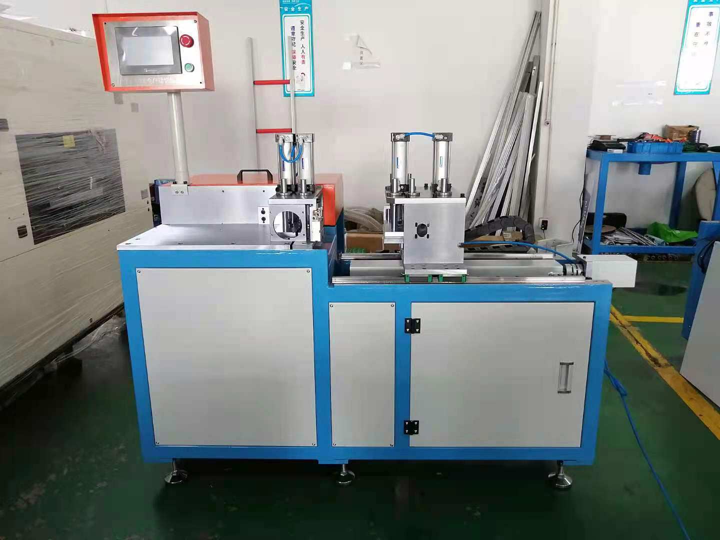 全自動切鋁機SDY-Q300正面圖-1 全自動切鋁機SDY-Q300正面圖-1